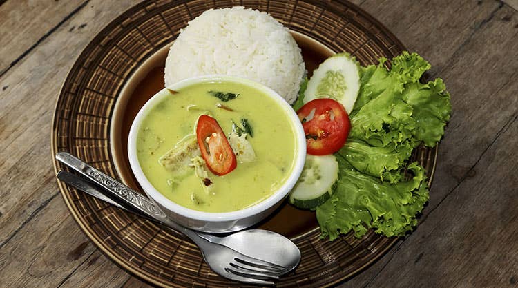 Thi green curry